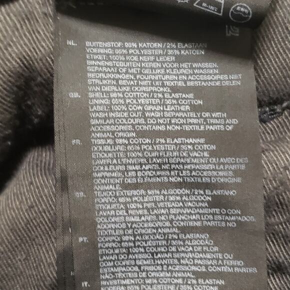 G-Star Raw 5620 3D Zip Knee Super Slim Jeans Black Sz 32x32 Grunge Goth Moto - Picture 10 of 15